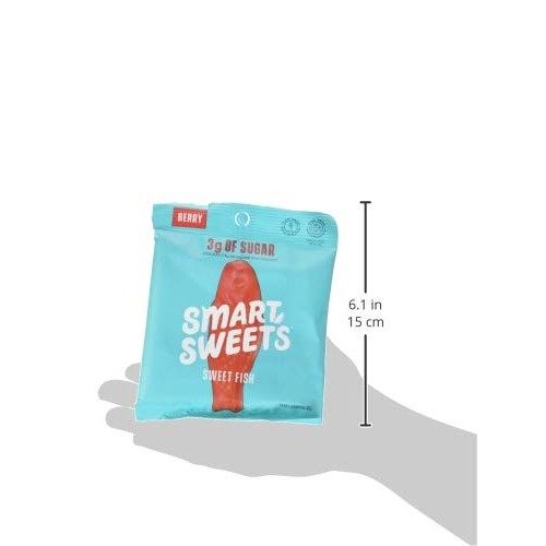 Smartsweets Low Sugar Sweet Fish Candy, 1.8 Ounce Bag, Free Of S