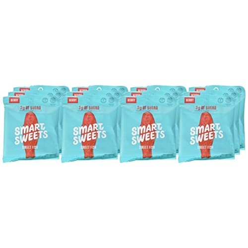 Smartsweets Low Sugar Sweet Fish Candy, 1.8 Ounce Bag, Free Of S