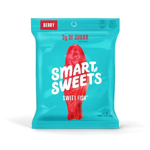 Smartsweets Low Sugar Sweet Fish Candy, 1.8 Ounce Bag, Free Of S