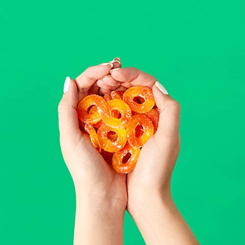 Smartsweets Peach Rings, 1.8 Oz Bags Box Of 12, Candy With Low