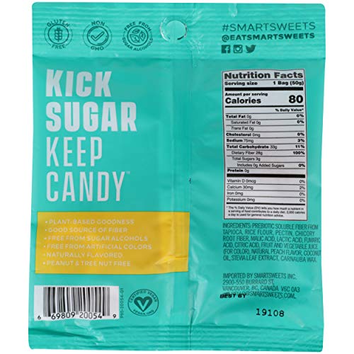 Smartsweets Smart Sweets Peach Rings, 1.8 Oz