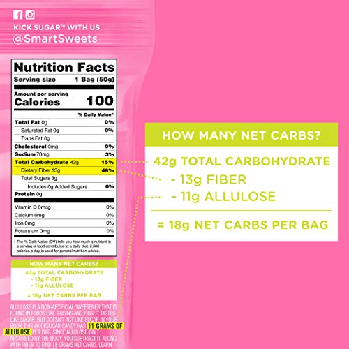 Smartsweets Sourmelon Bites, Candy With Low Sugar 3G, Low Calo