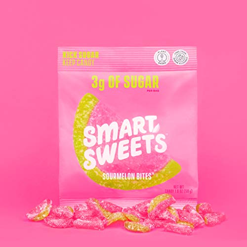 Smartsweets Sourmelon Bites, Candy With Low Sugar 3G, Low Calo