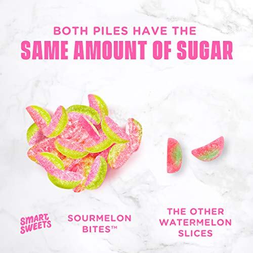 Smartsweets Sourmelon Bites, Candy With Low Sugar 3G, Low Calo
