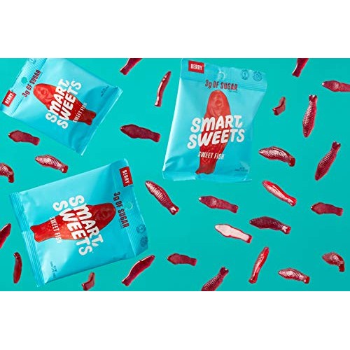 Smartsweets Sweet Fish 1.8 Oz Bags Box Of 6, Candy With Low-Su