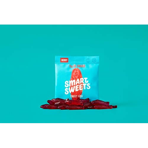 Smartsweets Sweet Fish 1.8 Oz Bags Box Of 6, Candy With Low-Su