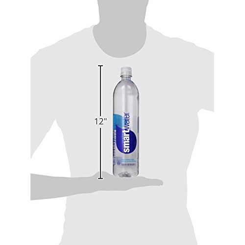 Smartwater Vapor Distilled Premium Water Bottles, 1 Liter, 6 Pack