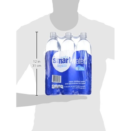 Smartwater Packaged Drinking Water, 6 Count Smartwater Packaged Drinking Water, 6 Count
