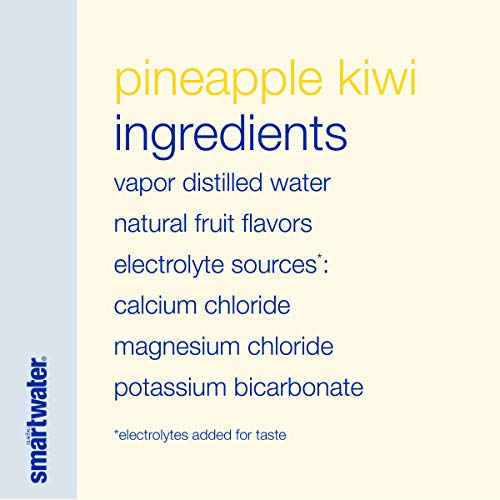 Smartwater Pineapple Kiwi, Vapor Distilled Premium Bottled Water