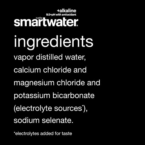 smartwater alkaline with antioxidant ionized electrolyte vapor-d...