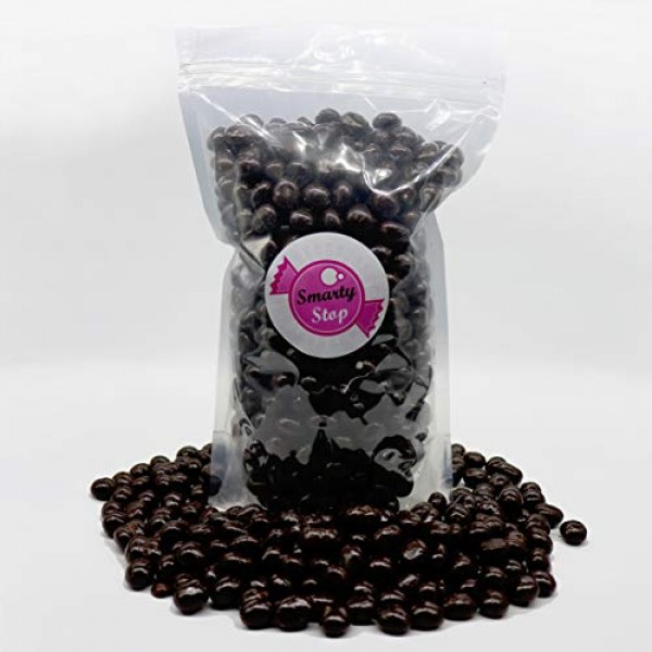 Dark Chocolate Covered Espresso Coffee Beans ~ Smarty Stop 1 Lb