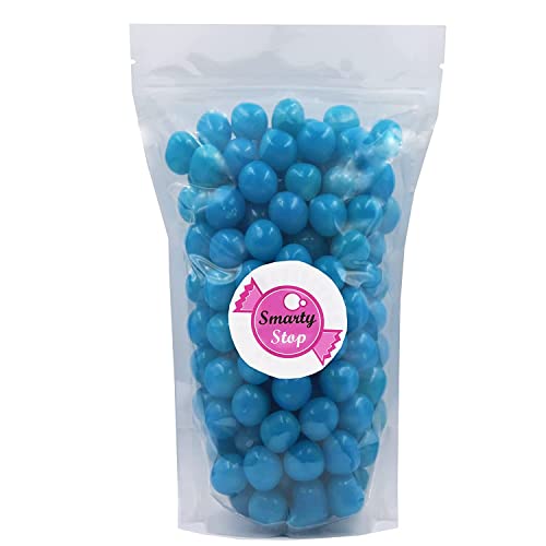 Smarty Stop Fruit Sours Chewy Candy Balls Blue Raspberry, 2 Pou...