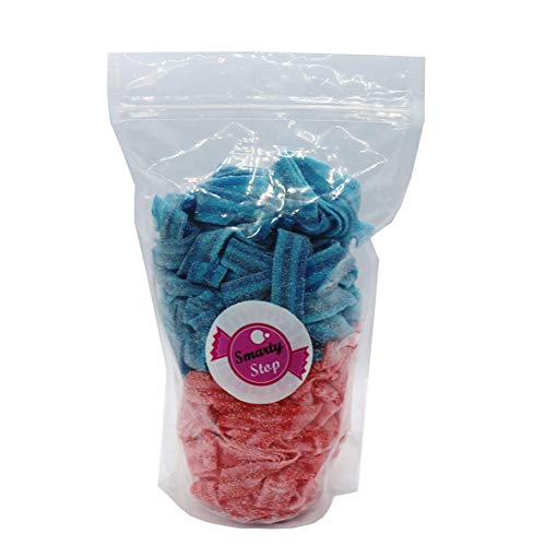 Smarty Stop Sour Candy Gummy Belts Raspberry Cherry &Amp; Blueberry