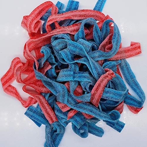 Smarty Stop Sour Candy Gummy Belts Raspberry Cherry &Amp; Blueberry