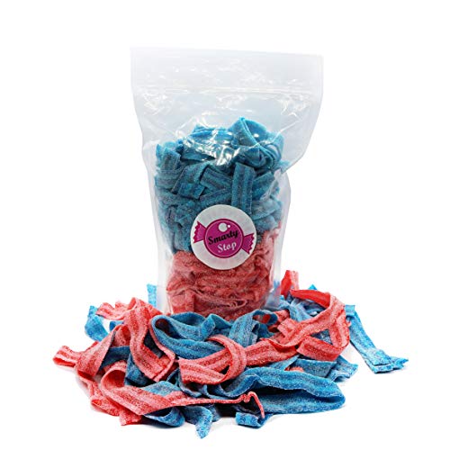 Smarty Stop Sour Candy Gummy Belts Raspberry Cherry &Amp; Blueberry