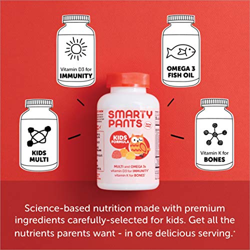 Smartypants Kids Formula Daily Gummy Multivitamin: Vitamin C, D3