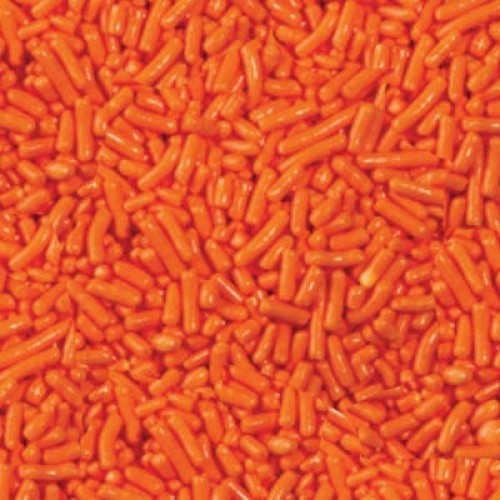 2 Pounds Orange Sprinkles Bulk Jimmies - Edible Cake Cupcakes De