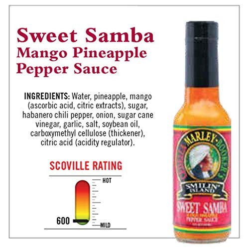Sweet Samba Mango Pineapple Pepper Sauce By Smilin Island - Swee