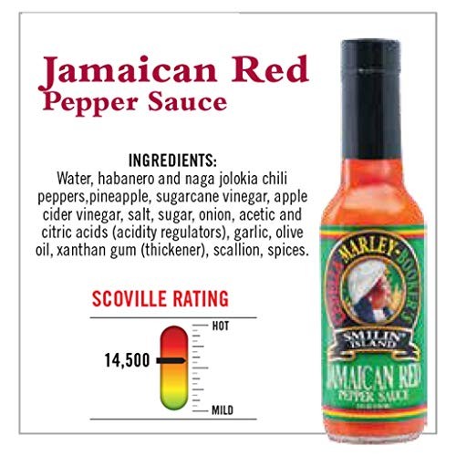 Jamaican Red Pepper Sauce - Jamaican Spices, Tangy, Hot And Deli