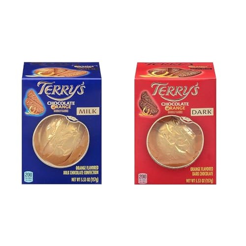Terrys Milk and Dark Chocolate Oranges - 2 Pack - One of Each -...