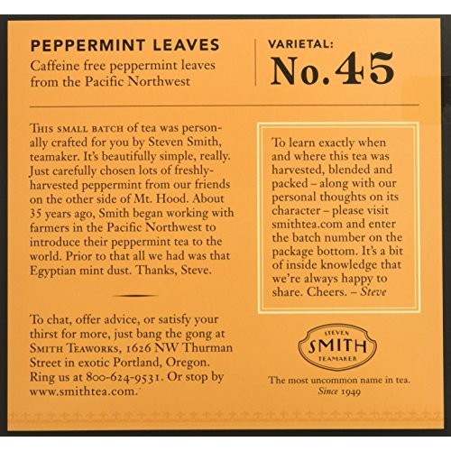 Steven Smith Teamaker - Herbal Infusions Tea Peppermint Leaves N