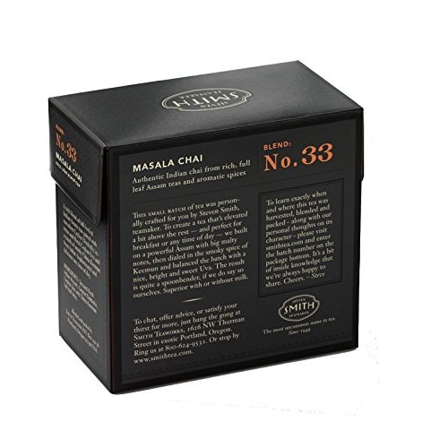 Smith Teamaker Masala Chai Blend No. 33 Full Leaf Black Tea, 1