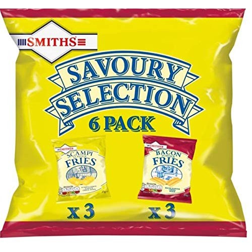 Smiths Savoury Selection Scampi Flavour Fries &Amp; Bacon Flavour F