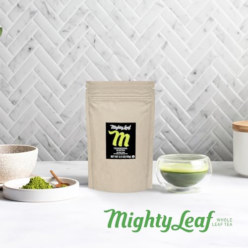Mighty-Leaf Organic Ceremonial Matcha 3.5 Oz Bag, Premium Japane...