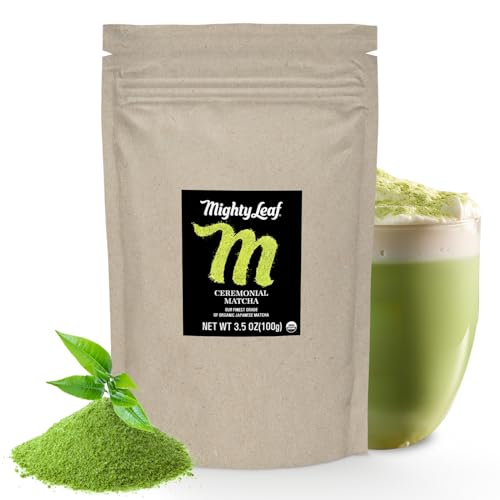 Mighty-Leaf Organic Ceremonial Matcha 3.5 Oz Bag, Premium Japane...