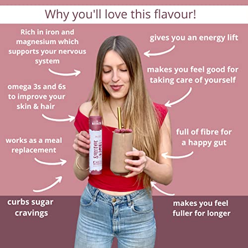 Smoothie Bombs Blender Mix Boosters, Raw Cacao, Chia Seeds, Over