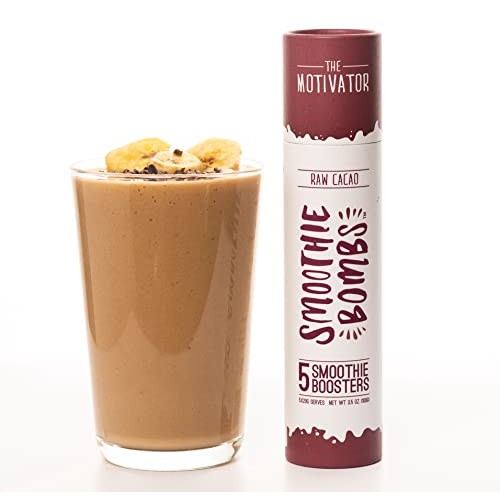Smoothie Bombs Blender Mix Boosters, Raw Cacao, Chia Seeds, Over