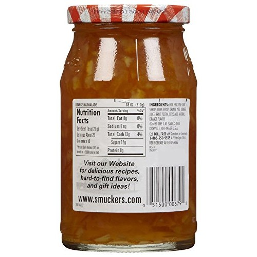 Smuckers Orange Marmalade, 18 Ounce