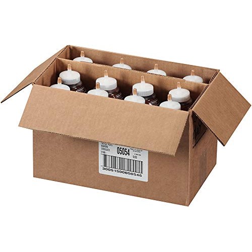 Smuckers 12 Pack Plate Scapers Dessert Topping, Chocolate, 19.5