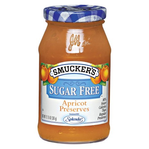 Smuckers Sugar Free Apricot Preserves, 12.75 Ounce