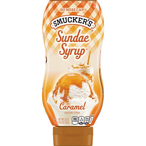 Smuckers Sundae Syrup Caramel Flavored Syrup, 20 Ounces Pack O