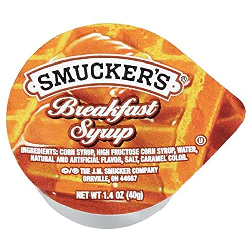Smuckers Breakfast Syrup, 1.4 Ounce Pack Of 100 Smuckers Breakfast Syrup, 1.4 Ounce Pack Of 100