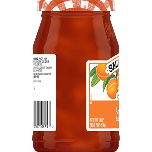 Smuckers Apricot Preserves, 18 Ounces Pack Of 6