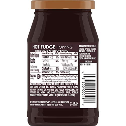 Smuckers Hot Fudge Topping, 11.75 Ounces