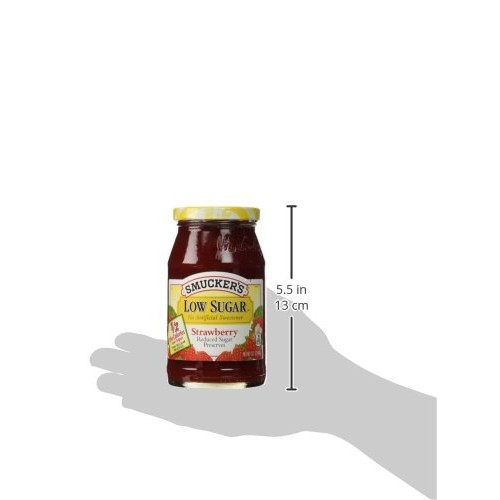 Smuckers Low Sugar Strawberry Preserves 15.5 Oz Smuckers Low Sugar Strawberry Preserves 15.5 Oz
