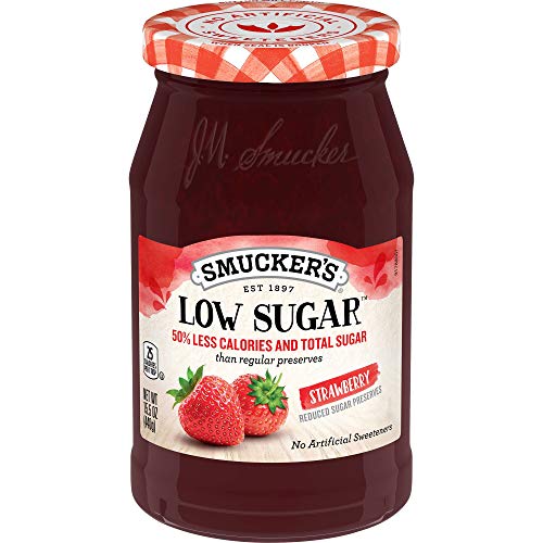 Smuckers Low Sugar Strawberry Preserves 15.5 Oz Smuckers Low Sugar Strawberry Preserves 15.5 Oz