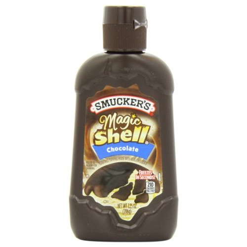 Smuckers Magic Shell Ice Cream Topping, Chocolate Flavor, 7.25 ...