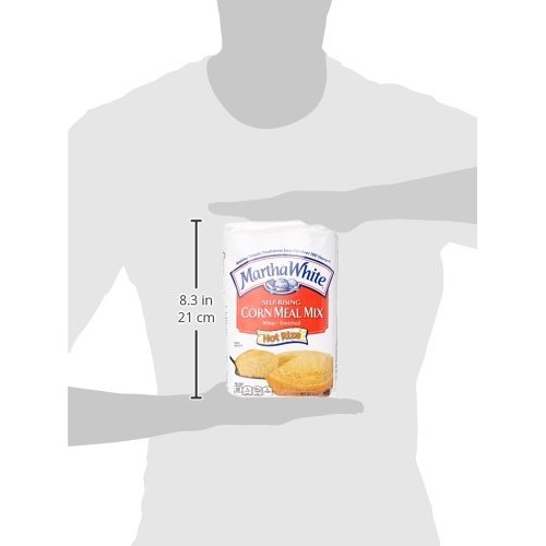Smuckers Martha White Corn Meal Mix, Self-Rising, Enriched, Whit...