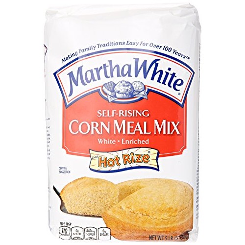 Smuckers Martha White Corn Meal Mix, Self-Rising, Enriched, Whit...