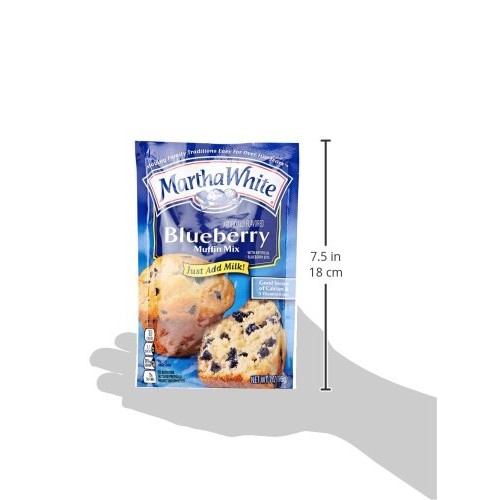 Smuckers Martha White Muffin Mix, Blueberry, 7 Oz