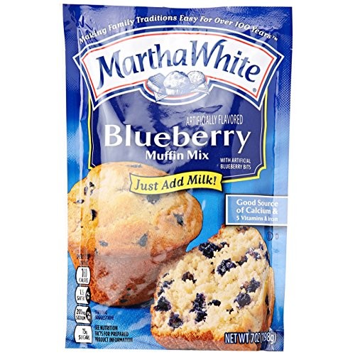 Smuckers Martha White Muffin Mix, Blueberry, 7 Oz