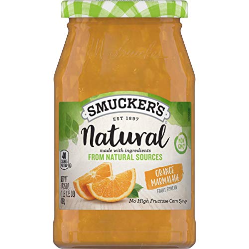Smuckers Natural Orange Marmalade Fruit Spread 17.25 Ounces Pa