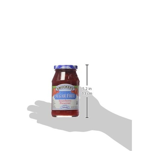 Smuckers Preserves, Sugar Free Strawberry, 12.75 Oz