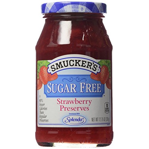 Smuckers Preserves, Sugar Free Strawberry, 12.75 Oz