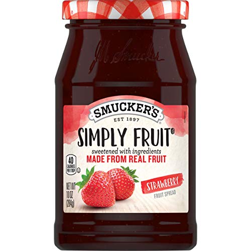 Smuckers Simply Fruit Strawberry Spreadable Fruit, 10 Ounces