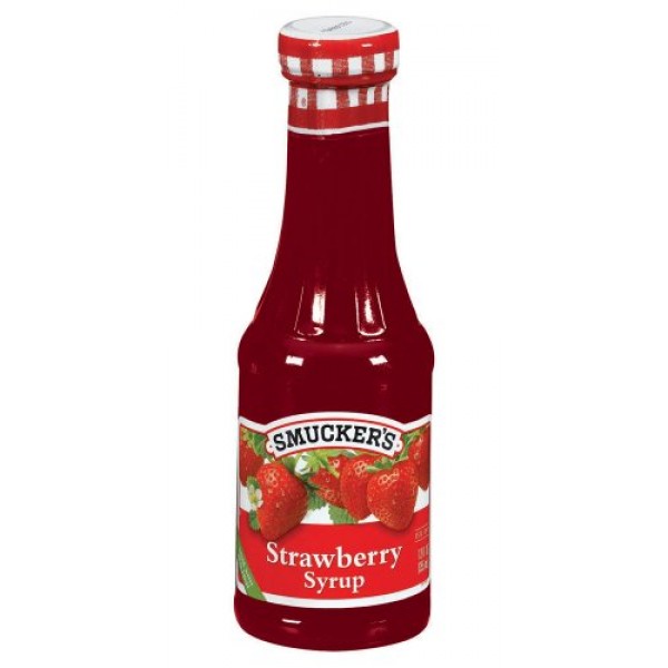 Smuckers Strawberry Syrup, 12-Ounce Glass Pack Of 6